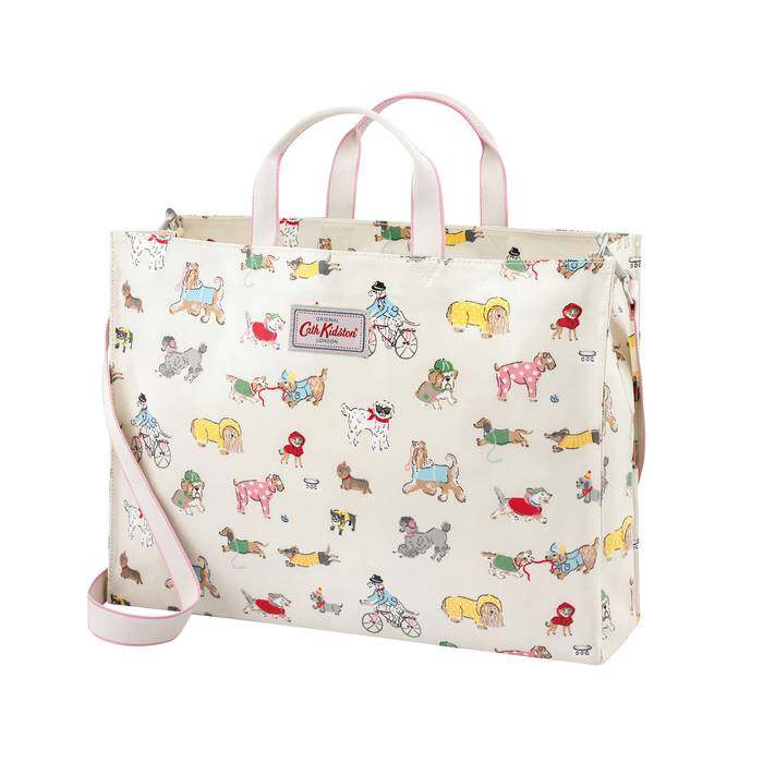 Strappy Carryall Small Park Dogs Warm Cream