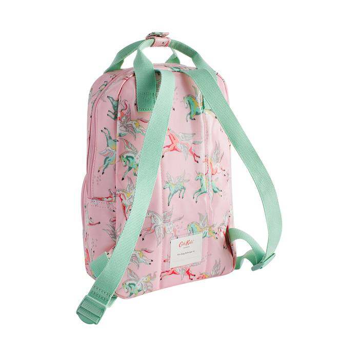Kids Classic Large Backpack with Mesh Pocket Unicorn Waves Pink Women s Kids Bags Fashion Gifts Cath Kidston