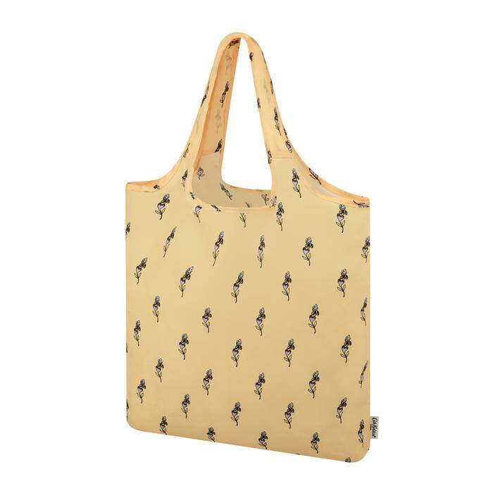 Foldaway Shopper Bee & Heart Yellow 1