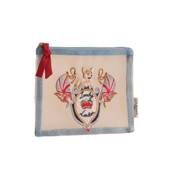 Zip Purse London Crest Blue