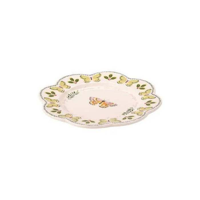 Scallop Plate (19 cm) ButterflyY & Sentiment Gifting Multi-color 1