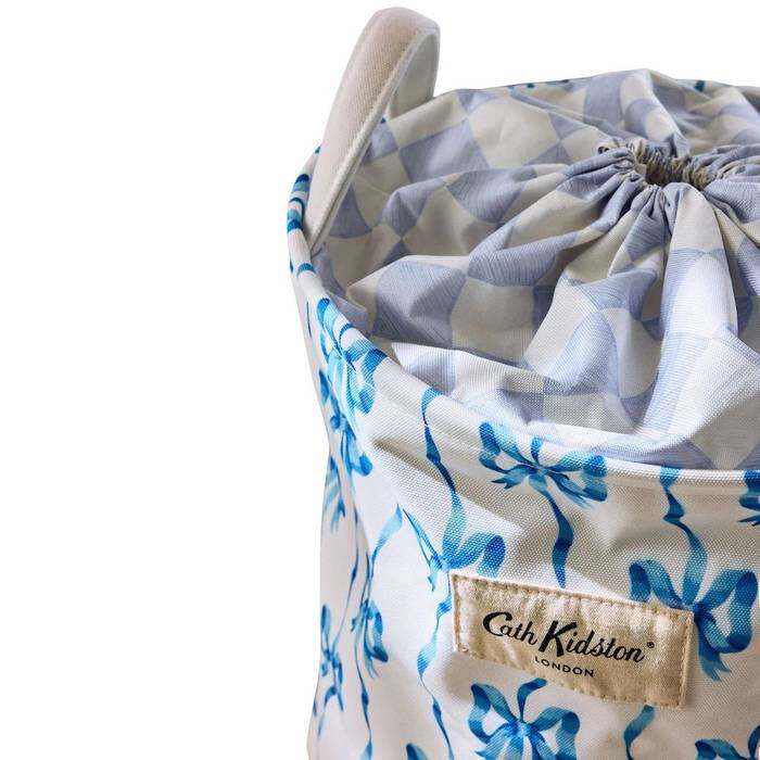Female Laundry Bag Bows Blue 1