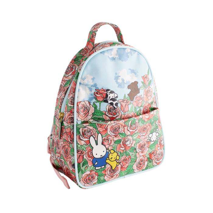 Kids Round Backpack Miffy Placement Pink