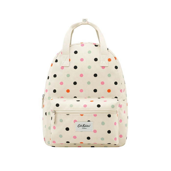Cath kidston button store spot multi pocket backpack