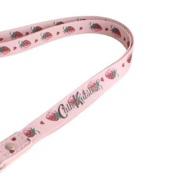Set Lanyard Strawberry Check Pink 1
