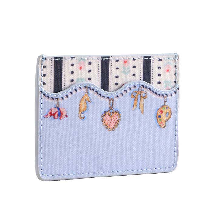 Female Card Holder Charmed Blue