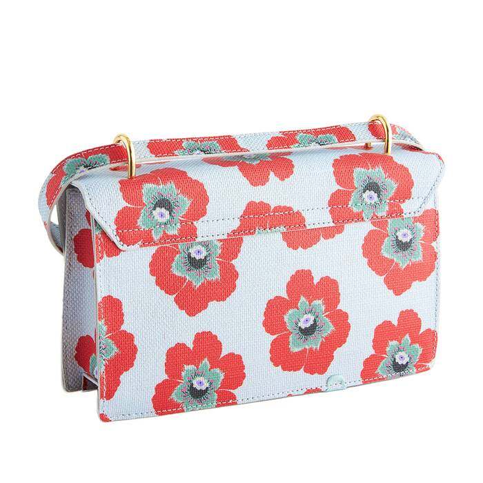 Female 2 in 1 Belt Bag Retro Flower Blue 1