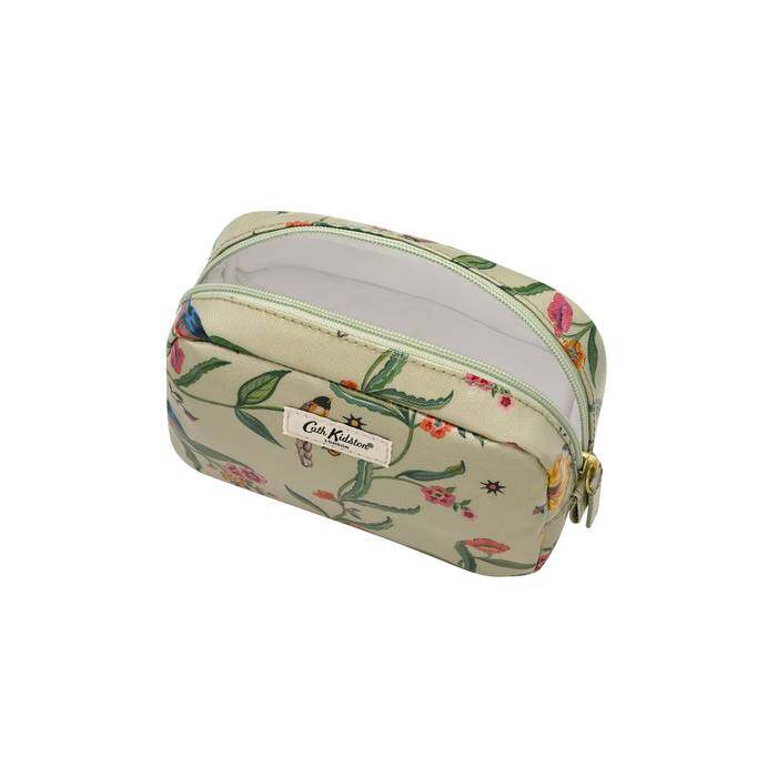 Classic Make Up Case Summer Birds Green 1