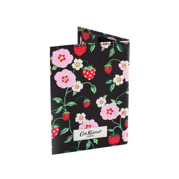 Passport Case Strawberry Black