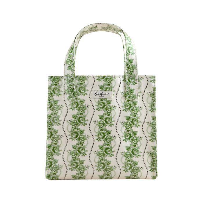 Female Small Bookbag Rose Pearl Miniature Green