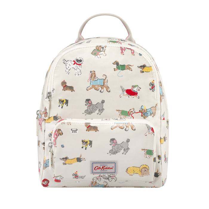 Small Backpack Small Park Dogs Warm Cream
