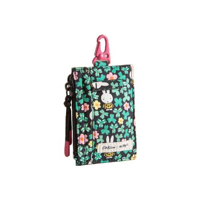 Female Utility Purse Miffy Ditsy Black