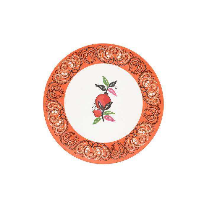 Dinner Plate Bandana Orange