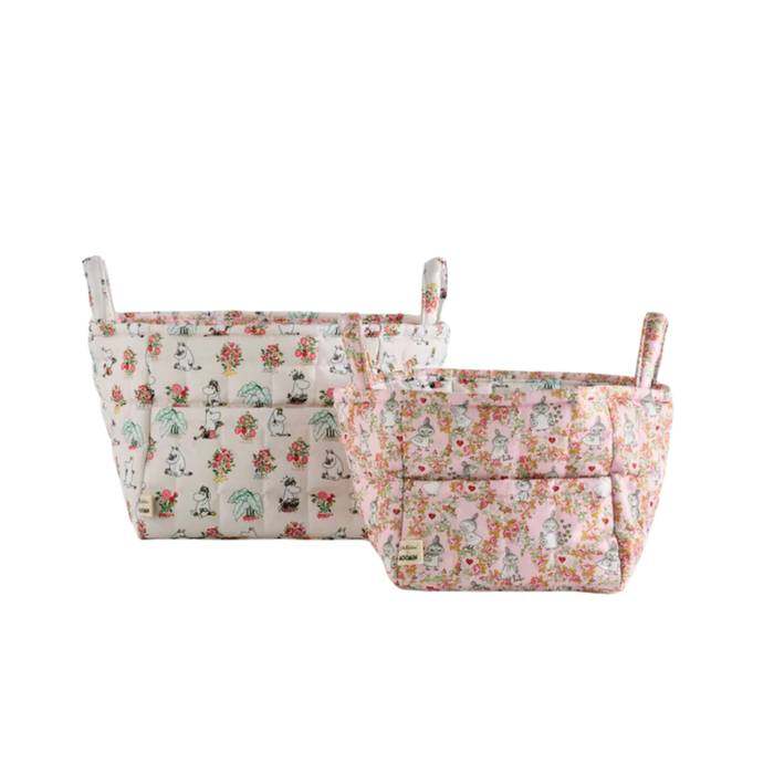 Set of 2 Quilted Storage Bags Little My Ditsy Multi-color