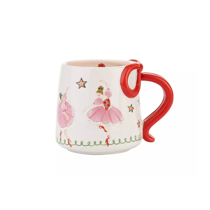 Multi-Color Billie Mug Ballerina Bow Handle
