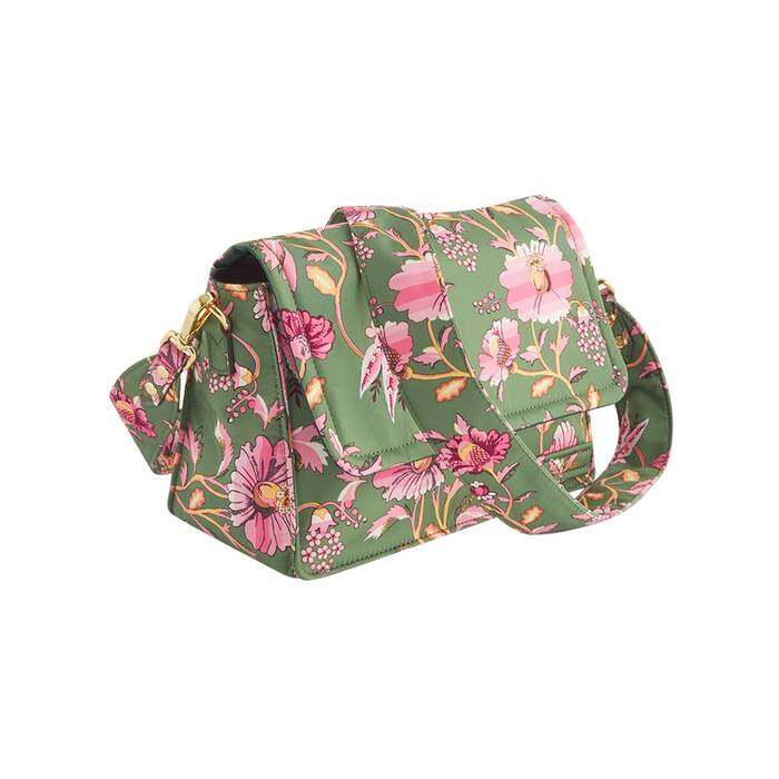 Medium Crossbody Friendship Garden Green