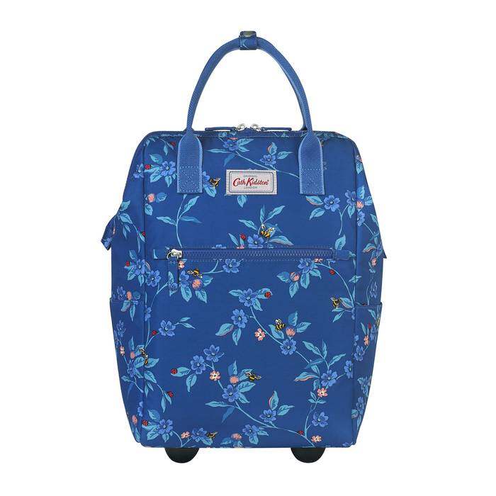 Frame Wheeled Backpack Greenwich Flowers Midnight Blue