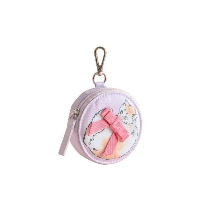 Kids Girl Clip on Purse Cats & Mouse Multi-color