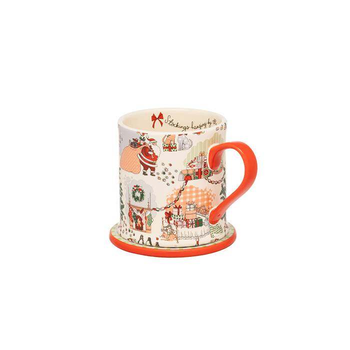 MUG & Coaster Christmas Ditsy Multi