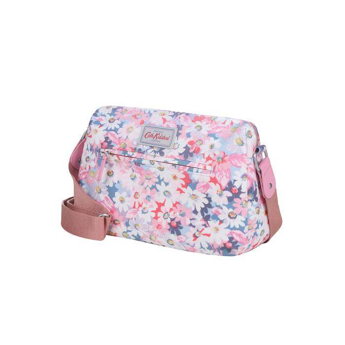 Double Zip Bag Mini Painted Daisy Ivory 1