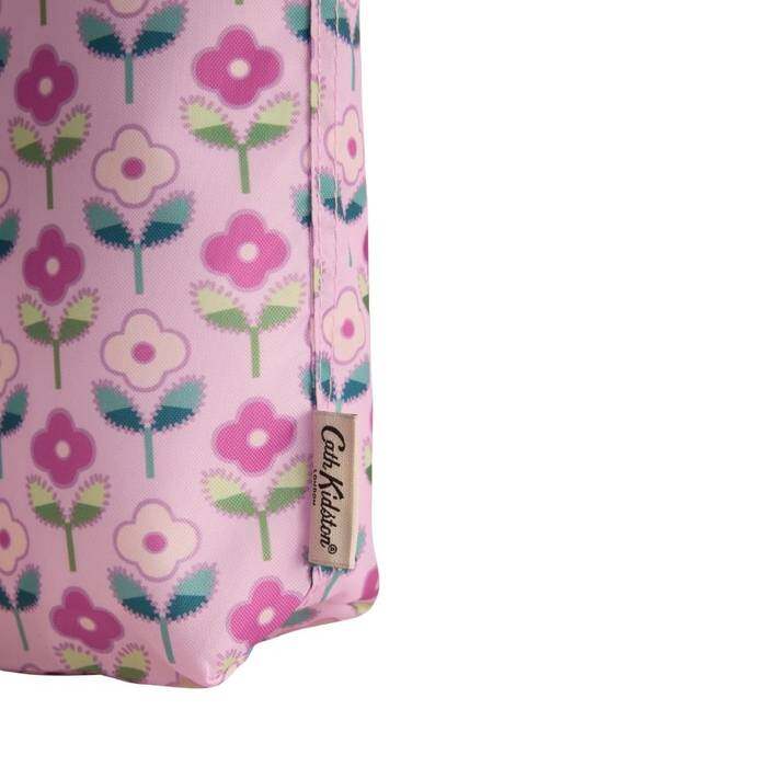 Female Foldaway Shopper Graphic Ditsy Purple 1