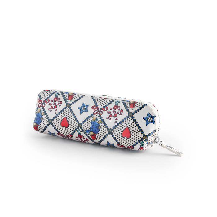 Female Pencil Case Paddington Check White