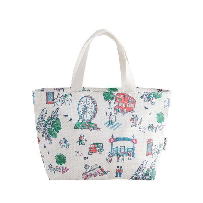 Female Lunch Tote Lovely London Ecru