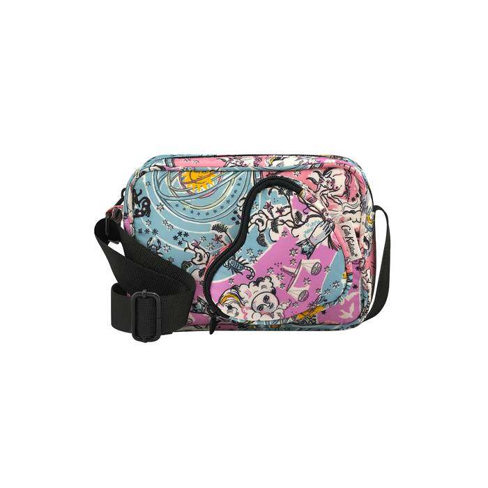 Foldaway Heart Cross Body Celestial Pink/Mint