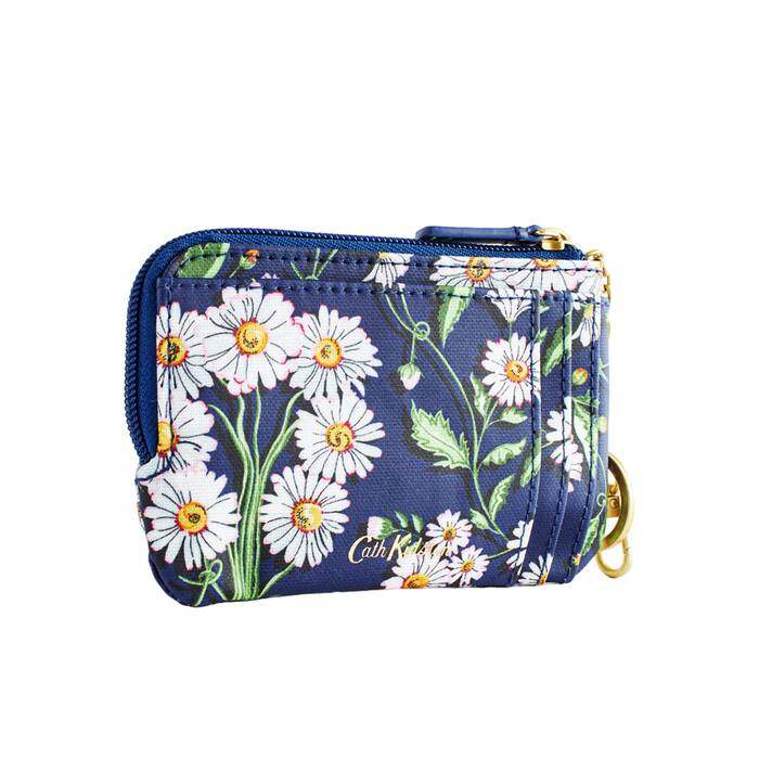 Card & Coin Purse Daisy Chain Navy