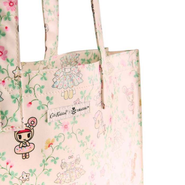 Female Large Bookbag Tokidoki Paper Dresses Cream 1