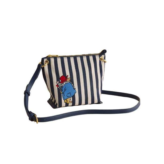 Female Marylebone Cross Body Paddington Stripe Navy