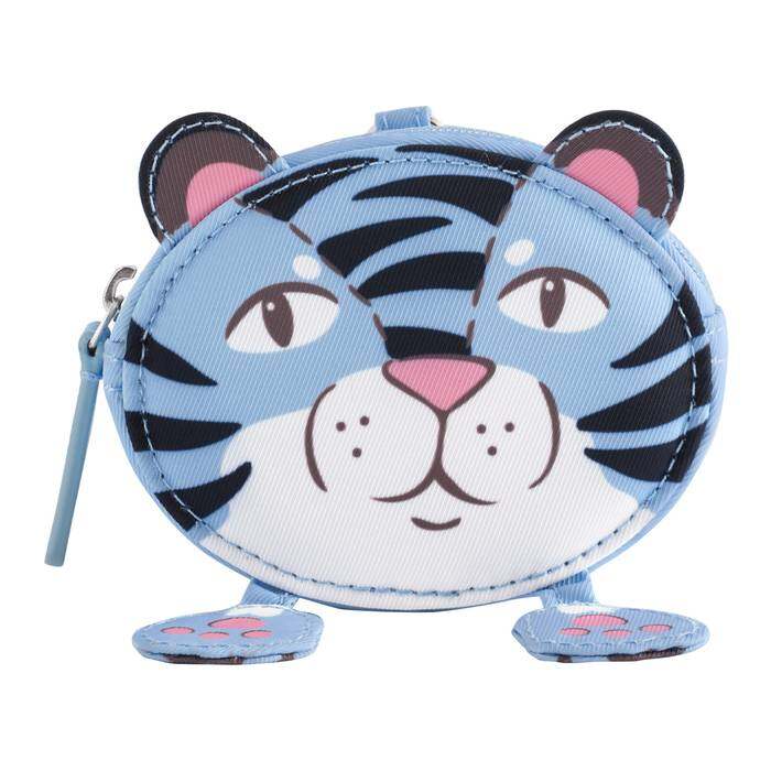 Kids Girl Tiger Purse Toys Alive Blue
