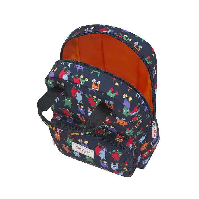 Kids Medium Backpack Good Mini Monsters Navy 1