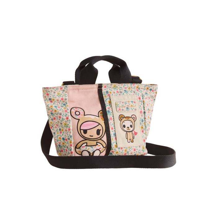 Female Mini Tote Crossbody Tokiedoki Ditsy Cream