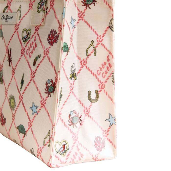 Female Small Bookbag Rope Charms Pink 1