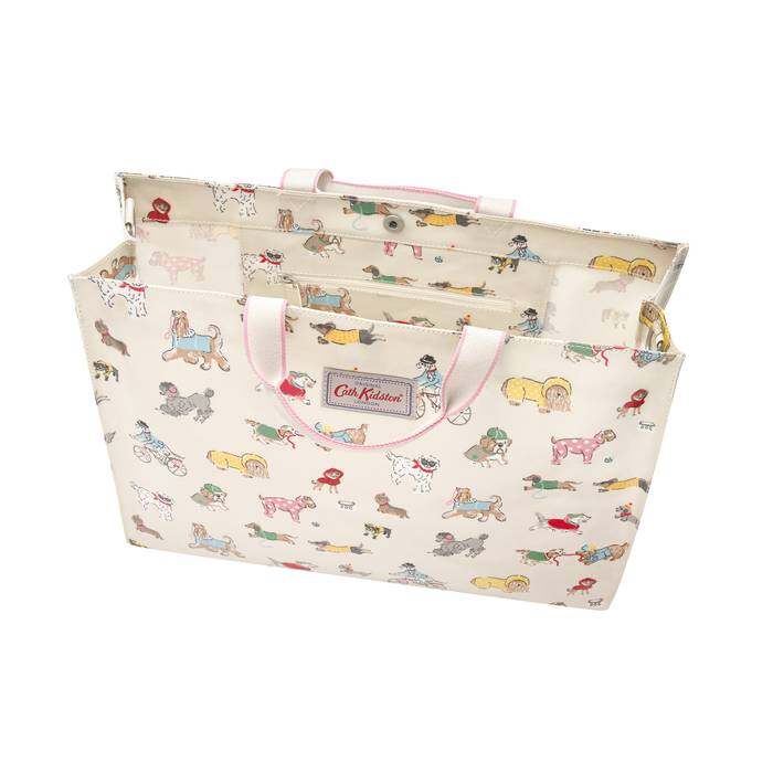 Strappy Carryall Small Park Dogs Warm Cream 1