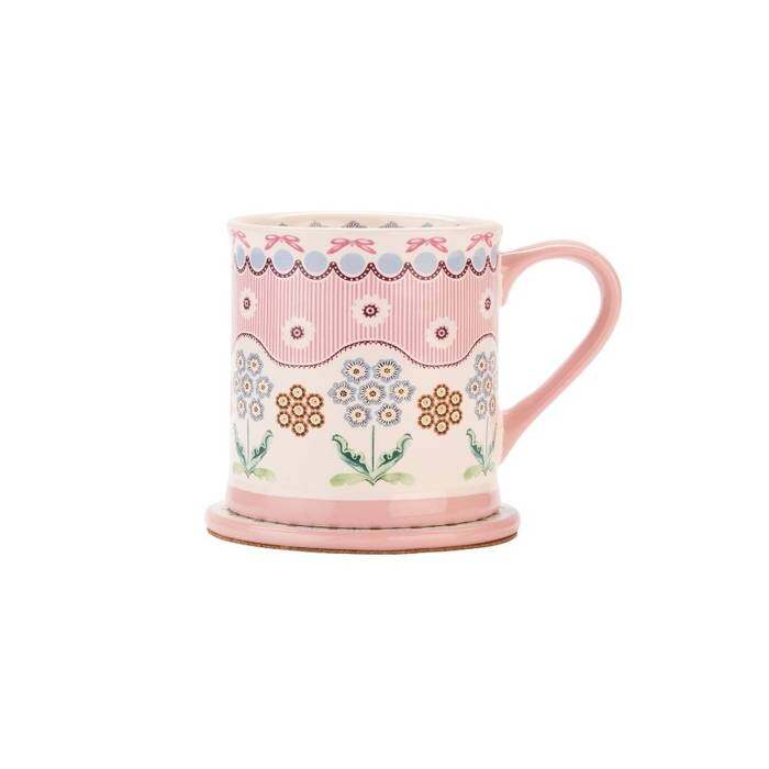 Set Mug & Coaster Spitalfields Silk Multi-color