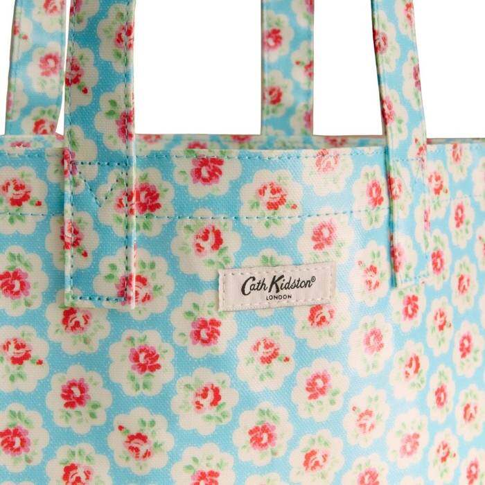 Female Large Bookbag Provence Rose Blue 1