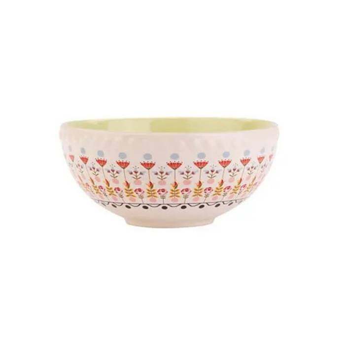 Ramen Noodle Bowl Painted Table Multi-color