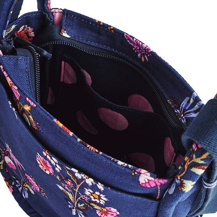 Mini Zipped Messenger Friendship Bunch Navy 1