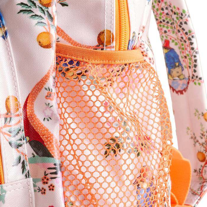 Kid Girl Large Backpack Paddington Oranges Ecru 1