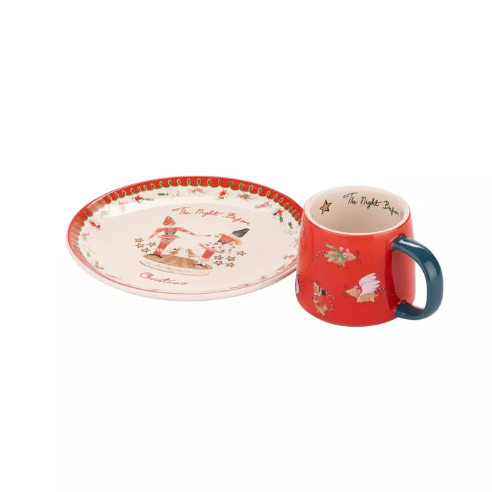 Multi-Color Mini Mug & Plate Nutcracker 1