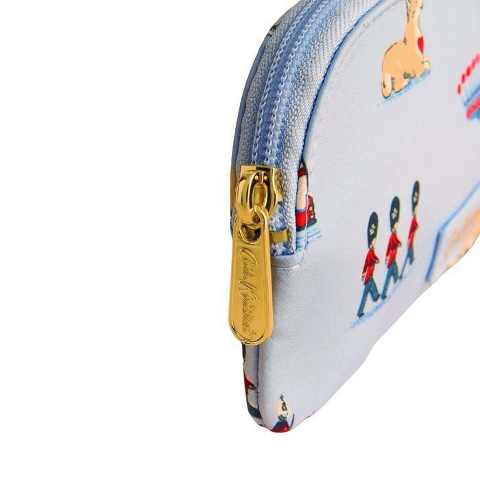 Female Half Moon Purse Queenies London Blue 1