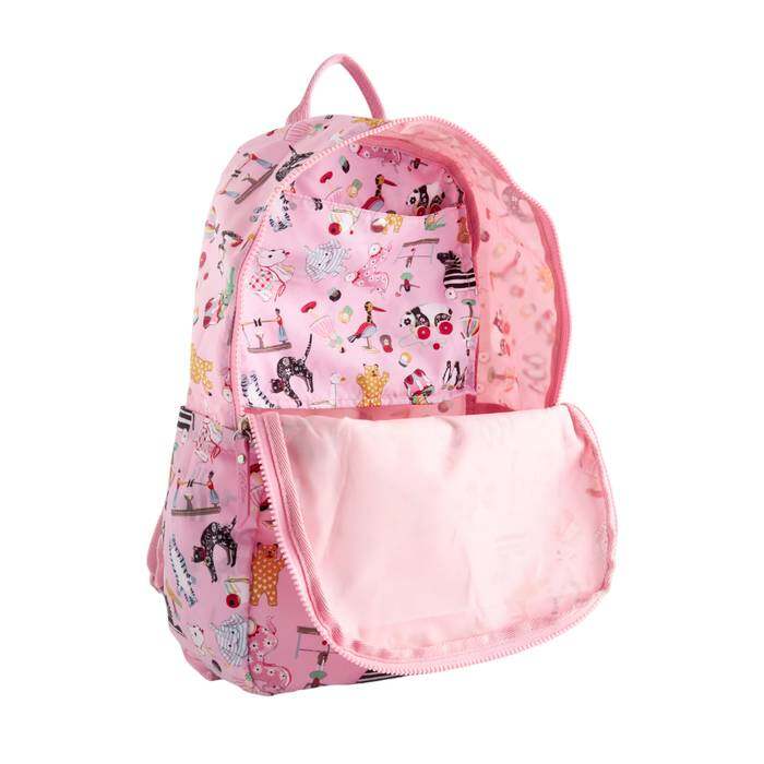 Female Foldaway Backpack Toys Alive Pink 1