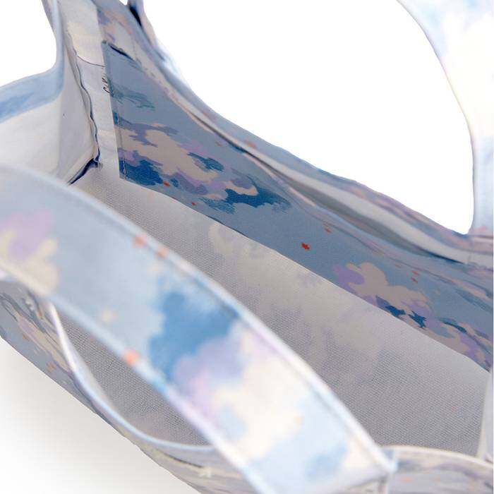 Female Small Bookbag Silver Linings Blue 1