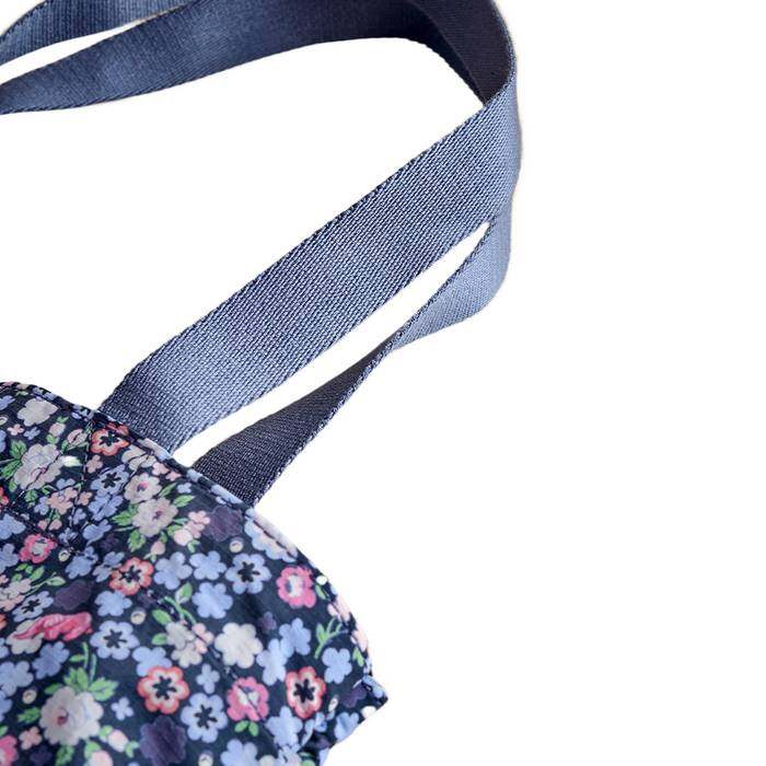 Female Foldaway Tote Dreamers Ditsy Navy 1