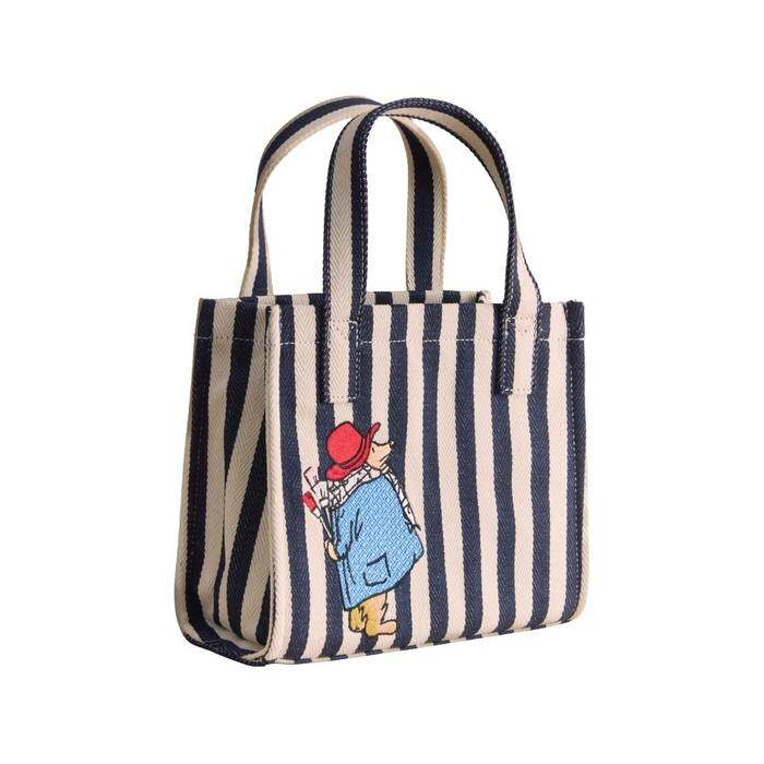 Female Small Bookbag Paddington Stripe Navy