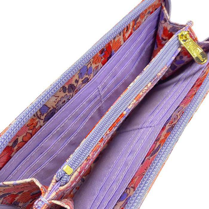 Female Continental Wallet Archive Ditsy Pink 1