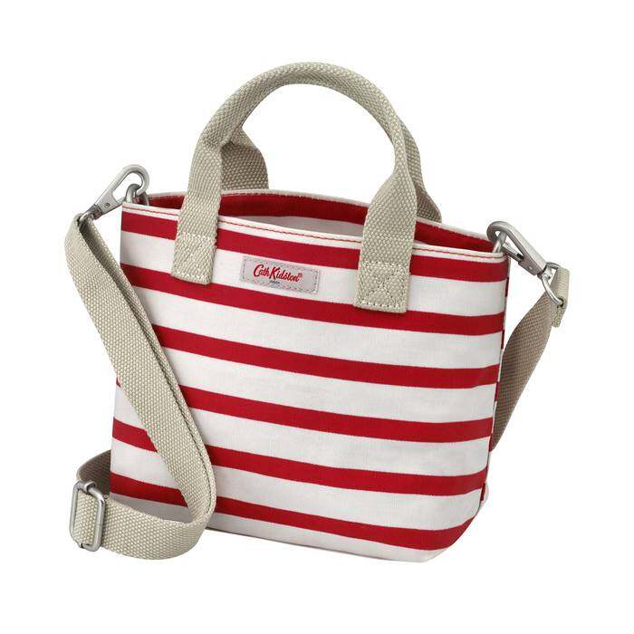 Mini Tote Breton Stripe Red 1