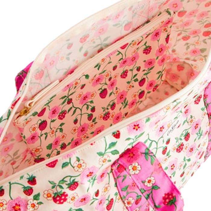 Overnight Bag Strawberry small Ecru 1